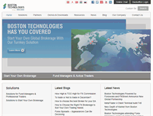 Tablet Screenshot of bostontechnologies.com
